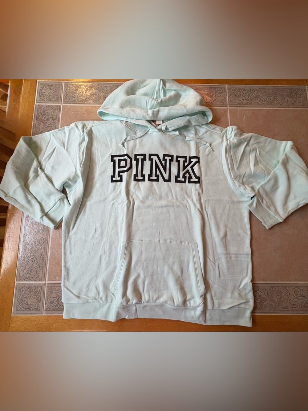 Victoria Secret PINK Campus Fleece Hoodie Sweatshirt XXL NWT